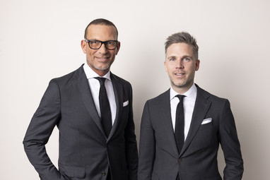 Andreas Rebbelmund und David Zimmermann, Geschäftsführung Düsseldorf Andreas Rebbelmund und David Zimmermann, Geschäftsführung Düsseldorf